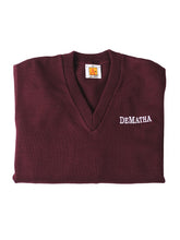 Load image into Gallery viewer, Maroon Long Sleeve Sweater with Logo